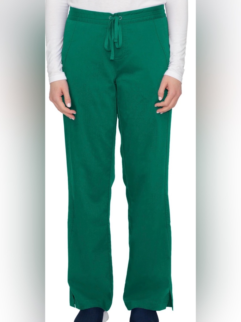 Healing Hands Purple Label Taylor style Hunter Green Scrub Pants for Women EUC